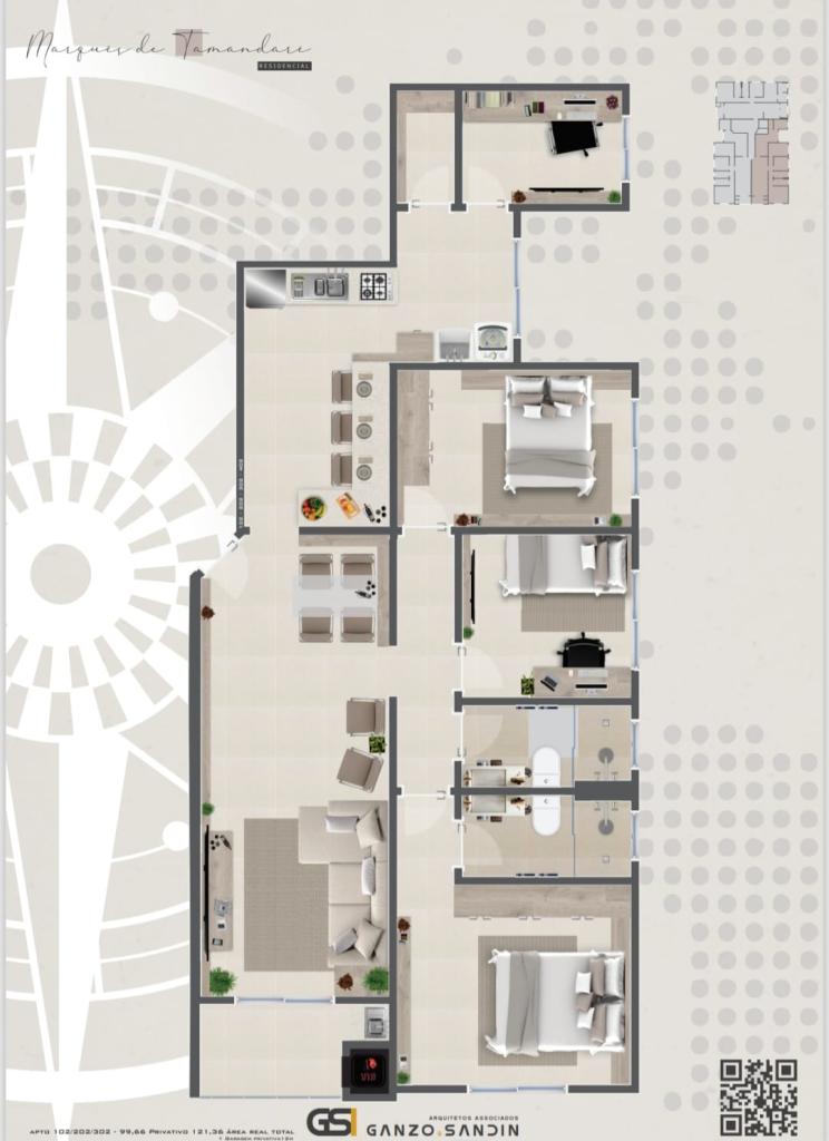 APARTAMENTO APT55417G