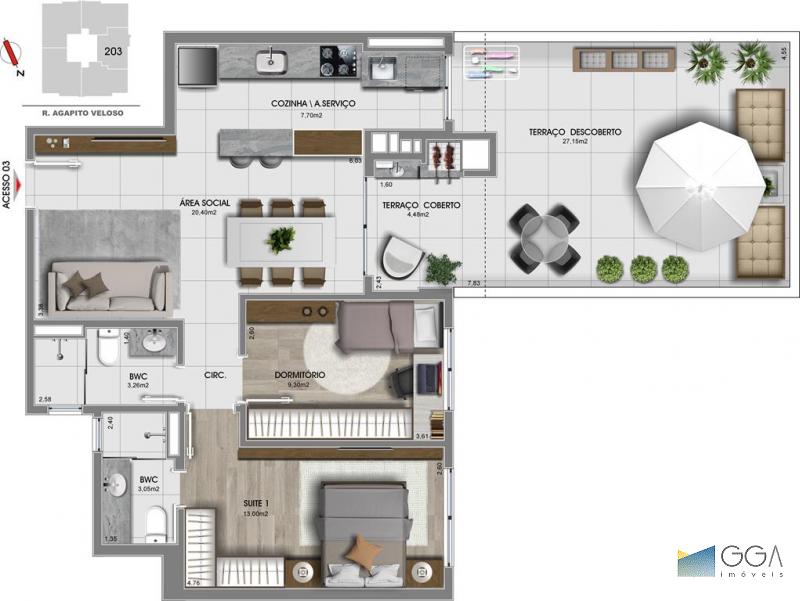 APARTAMENTO EM CONSTRUÇÃO APC1175857