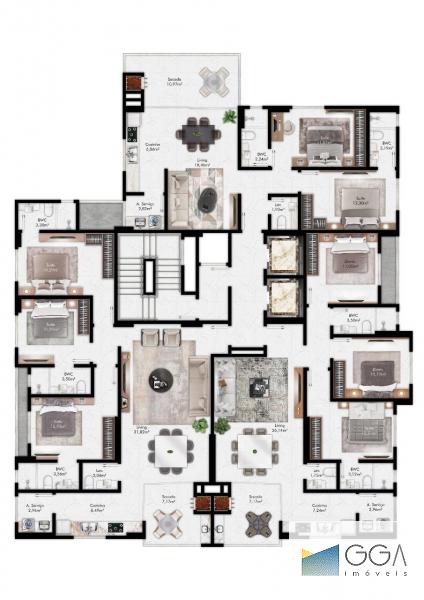 APARTAMENTO EM CONSTRUÇÃO APC1168806