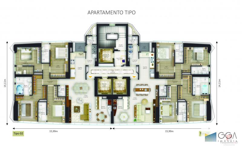 APARTAMENTO EM CONSTRUÇÃO APC1168581