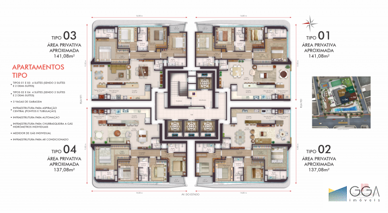 APARTAMENTO EM CONSTRUÇÃO APC1168582